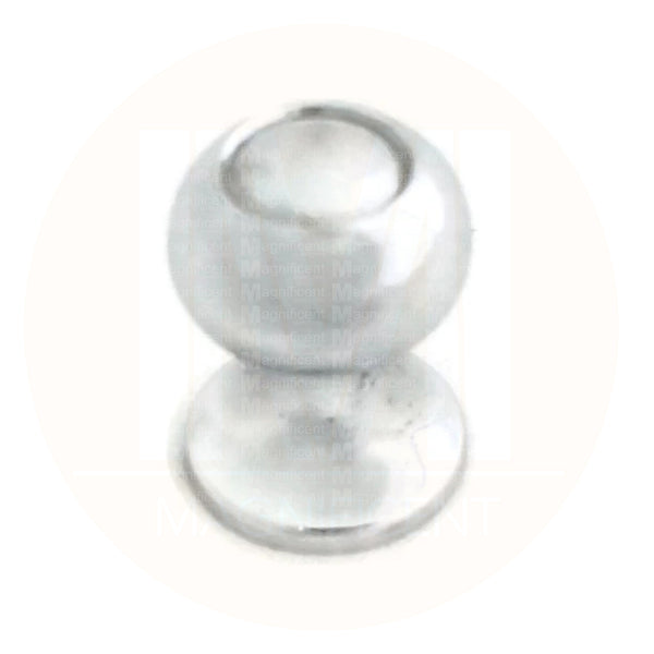 8040 Plain Chrome Knob Handle