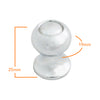 8040 Plain Chrome Knob Handle