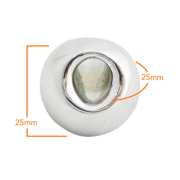 815 Plain Chrome Knob Handle