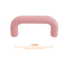 8264 Matt Pink Plastic Pull Handle