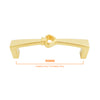 832 Plain Satin Gold Pull