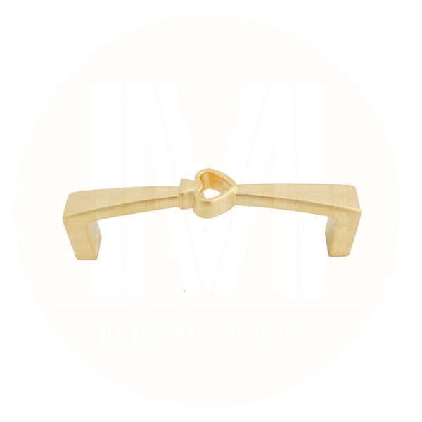 832 Plain Satin Gold Pull