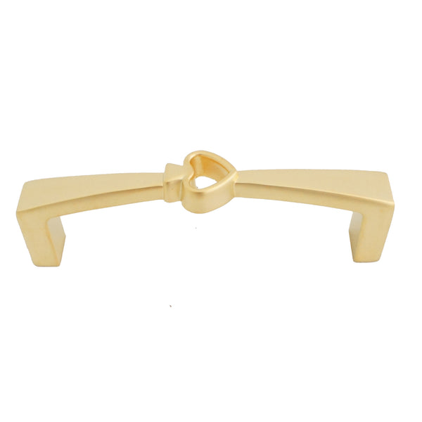 832 Plain Satin Gold Pull
