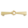 832 Plain Satin Gold Pull