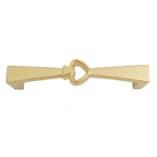 832 Plain Satin Gold Pull