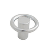 836 Plain Chrome Knob Handle