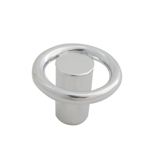 836 Plain Chrome Knob Handle