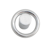 836 Plain Chrome Knob Handle