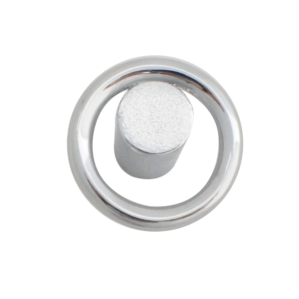 836 Plain Chrome Knob Handle