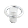 836 Plain Chrome Knob Handle