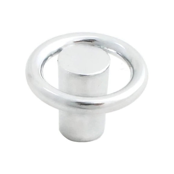 836 Plain Chrome Knob Handle