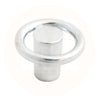 836 Plain Chrome Knob Handle