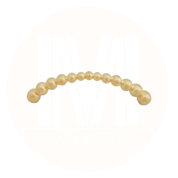 848 Plain Satin Gold Pull