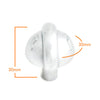 855 Plain Chrome Knob Handle