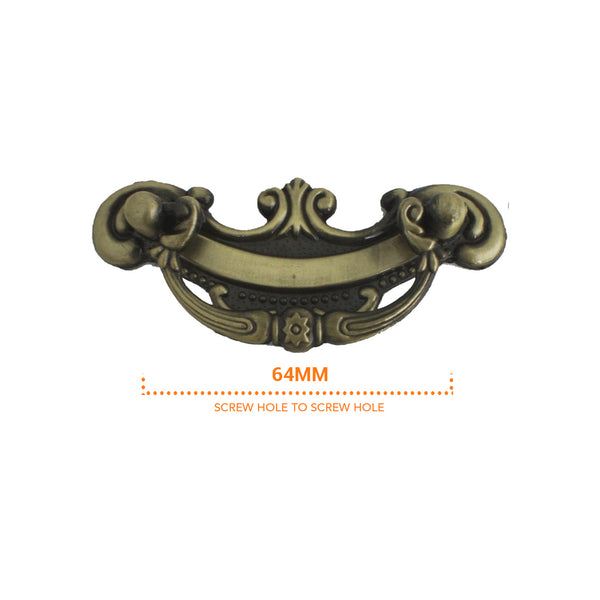8827 Classic Antique Brass Pull