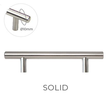 8925 Stainless Solid Pull Handle