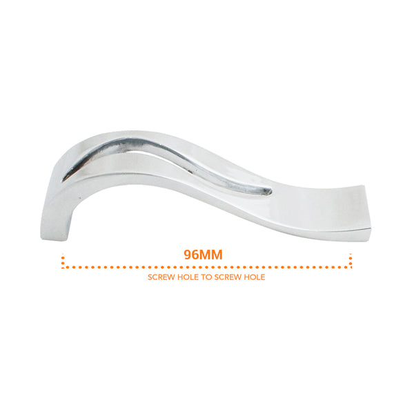 893 Plain Chrome Pull Handle