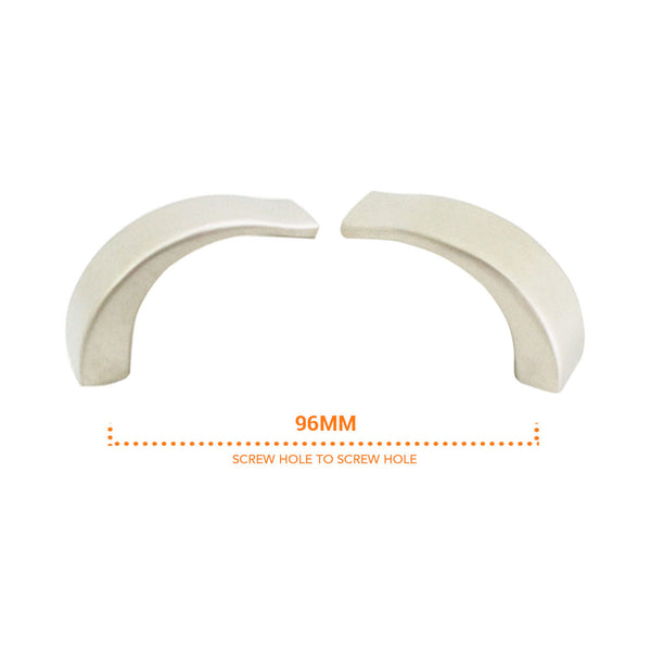 910 Side By Side Modern Cabinet Handle (Satin Nickel)