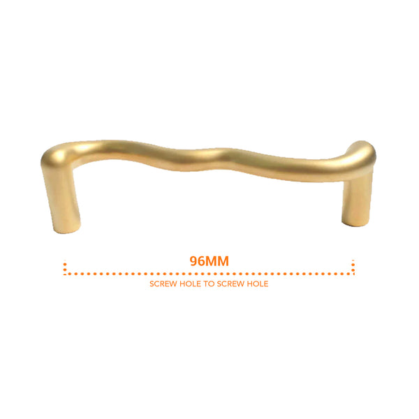 922 Plain Satin Gold Pull