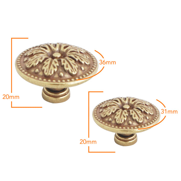 993 Classic Antique Brass Knob