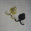 Black Powder Coated Coat and Hat Hooks