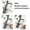 Corona Entrance Mortise Lockset with Round Backplate