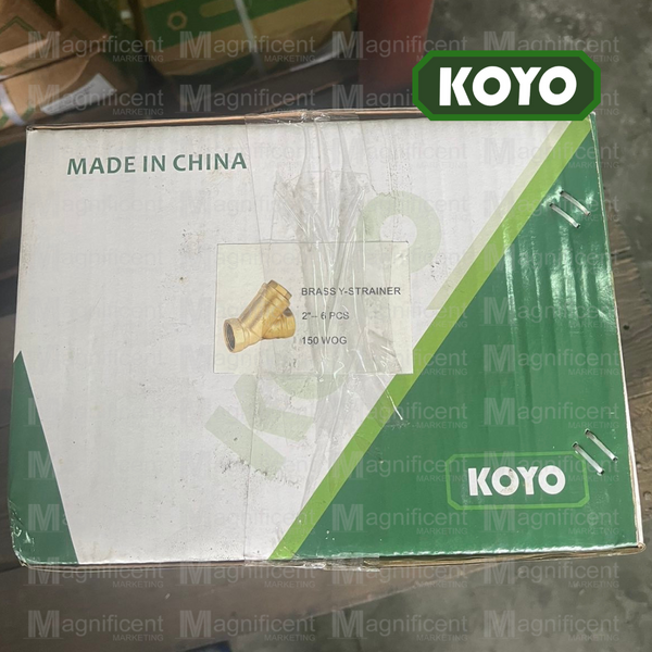 KOYO Brass Y-Strainer Valve 125 psi