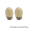 Egg Antique Brass Iron Curtain Rod Set