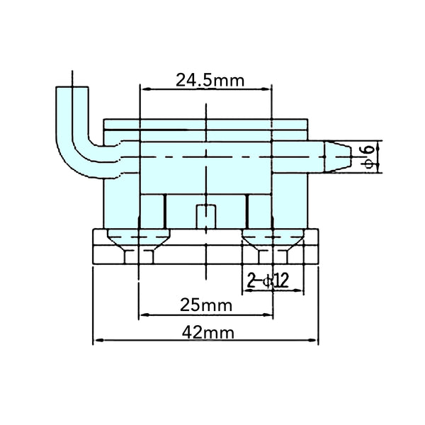 170 Silver Control Box Hinge (Big)