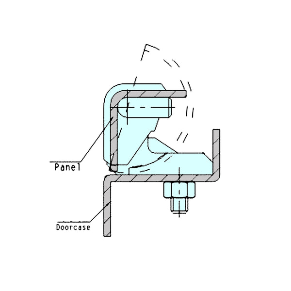 170 Silver Control Box Hinge (Big)