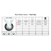Fixed Rigid Type With Hood Black Rubber Caster (4 pieces)