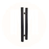 Black Square H-Handle 600mm