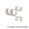 Chrome Plated 1/2" Cafe Rod Set