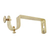 Single Brass Plated Curtain Bracket