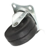Plate Type With Brake Black Rubber Caster