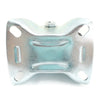 Fixed Rigid Type With Hood Black Rubber Caster (4 pieces)