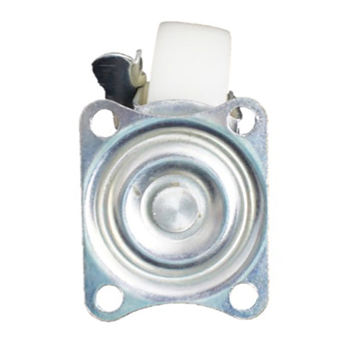 Plate Type With Brake White Nylon Caster