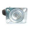 Plate Type With Hood Black Rubber Caster