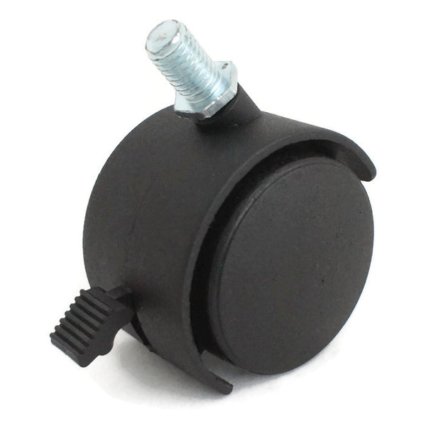 Screw Type With Brake Twin Caster