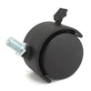 Screw Type With Brake Twin Caster