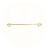 Ceramic Solid Brass Towel Bar