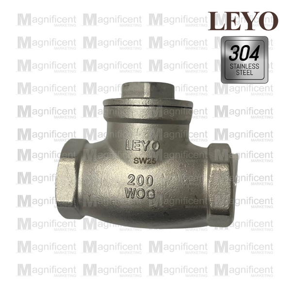 Leyo Stainless 304 Swing Check Valve 200 psi