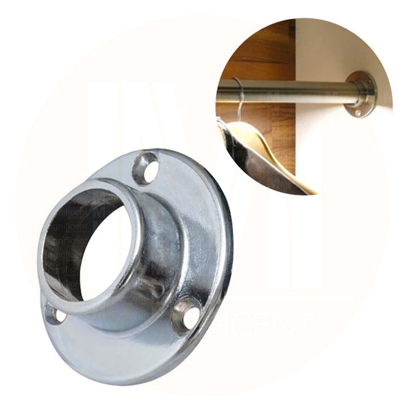 Chrome Round Flange