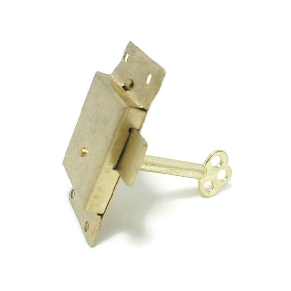 Flush Mounted Brass Lock