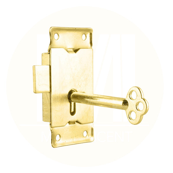 Flush Mounted Brass Lock