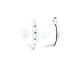 Decorative Chrome End Post