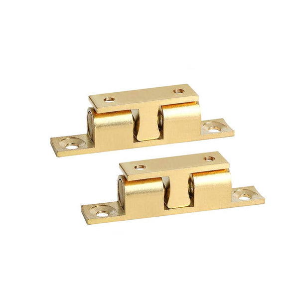 Brass Double Ball Catches (Polished Brass)