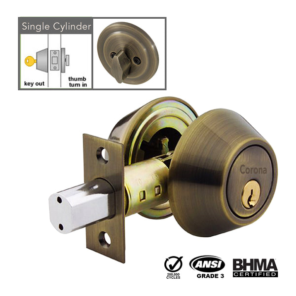 Corona Deadbolt Single Lock