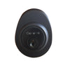 Corona Entrance Lock Black Handle Set