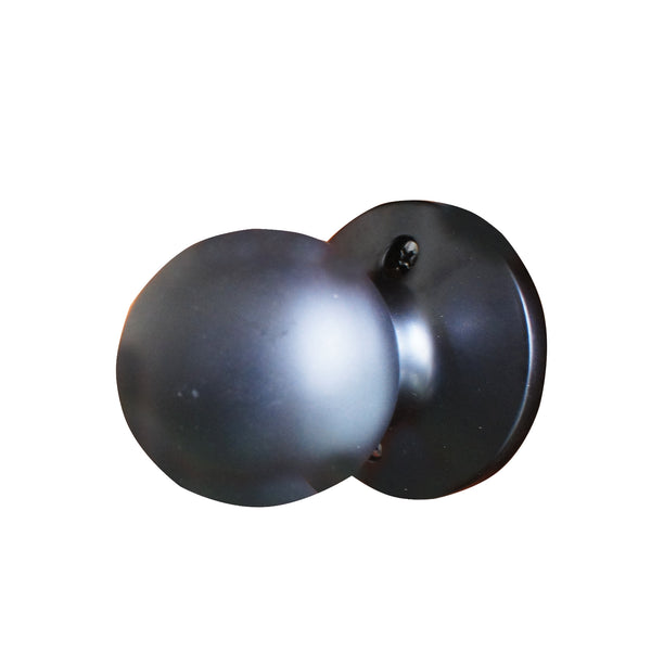Corona Entrance Lock Black Handle Set